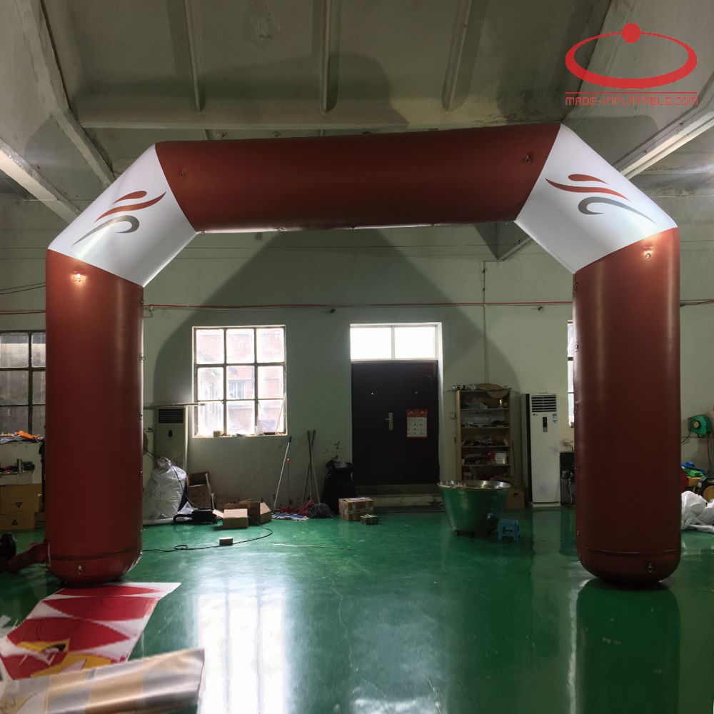 Colorful Advertising Entrance Inflatable Finish Arch For Event