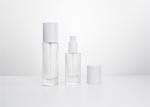 Cosmetic Packaging 30&50ML Essential Clear Glass Fine Mist Pump Bottle with