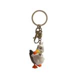 OEM ODM Promotional Plastic Keychain , Animal Key Ring Eco PVC Material