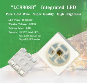 Wholesale White Facial Copper Frame Dream Color 5050 6PIN LED LC8808 Pixel Kits from china suppliers