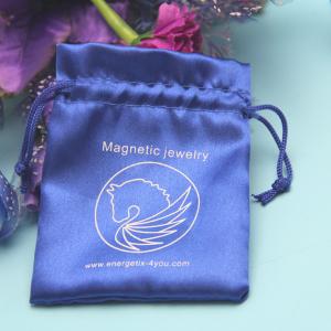 Wholesale Blueanti Tarnish Jewelry Bags , Small Satin Jade Necklace Storage Pouches from china suppliers