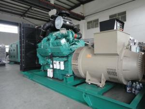 China Three Phase Cummins Diesel Generator , 380V Water Cooled 3 mw Generator on sale