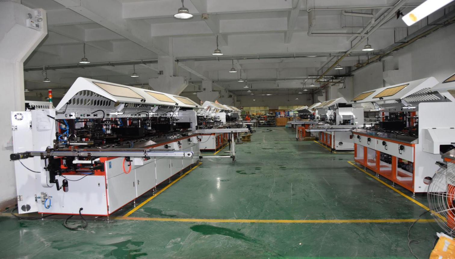 HY-601UV automatic UV bottle screen printing machine 1 color high speed
