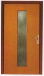 Wholesale MF05 ABNM 90min fire-proof wooden glass door from china suppliers