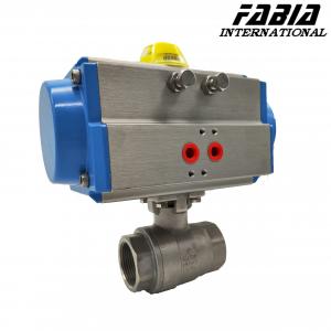 China Thread Pneumatic Ball Valve With Internal Thread For Easy Operation on sale