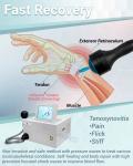 Portable ED Pain Relief Focused Shockwave Therapy Physiotherapy Focused 10bar