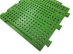 TPE Sport Court Interlocking Tiles , Artificial Grass Sports Tiles For