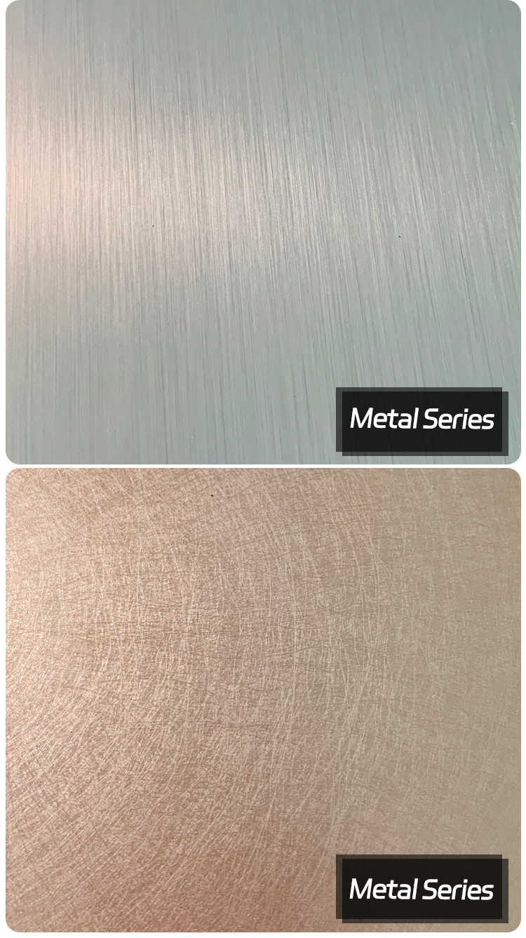 Interior Decoration Waterproof Soundproof Simulation Metal Wood Veneer Wall Panels