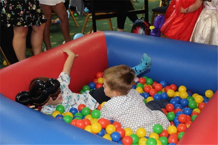 Safety Funny Backyard Small Kids Inflatable Ball Pit Pool For Party