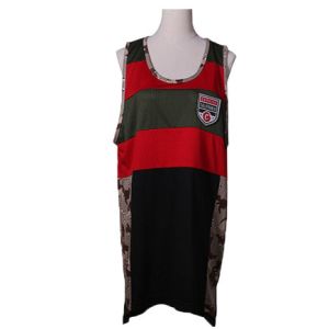 China Men Sport Sleeveless Basketball Shirt / Boys Basketball Vest Anti - Pilling on sale