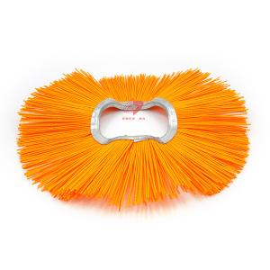China Convoluted PP Filament Road Sweeping Brush Disc Crimped on sale