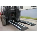Wheel Forks Forklift Truck Attachments For Lifting , Carbon Steel Pallet Fork