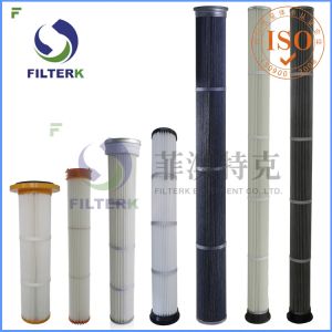 Rubber Polyester Filter Cartridge , 0.3 - 0.5um Synthetic Oil Filter