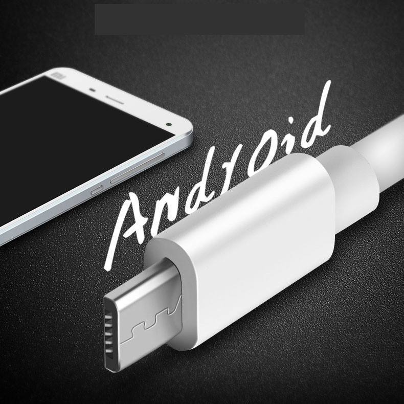 ABS Copper Wire Mobile Charging Data Cable 1m Lightweight With android