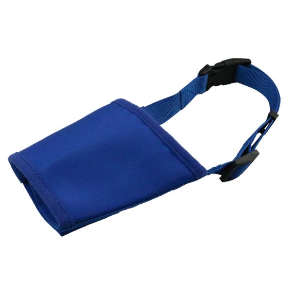 ECO Friendly Dog Nylon Muzzle Woven Logo Soft Mesh Muzzle For Walking