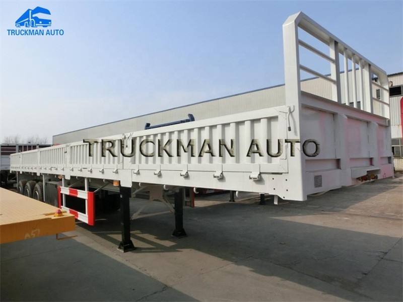 Customized Fence Height Side Wall Semi Trailer With 600mm Fence Height