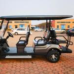 2023 Black 6 Seater Golf Cart 4x4 60V Lithium Battery 35mph