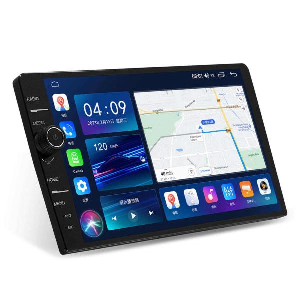 9 Inch 2 Din Android Car Radio with Carplay 4G GPS Navigation DVD Player Metal