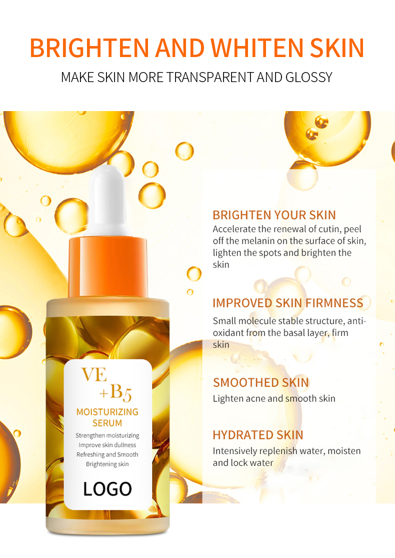 Collagen Organic Vitamin E+B5 Capsules Serum Anti Wrinkle Vitamin E Facial Serum
