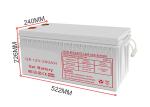 Sealed Gel Solar Battery 12V 200AH , Rechargeable Gel Battery