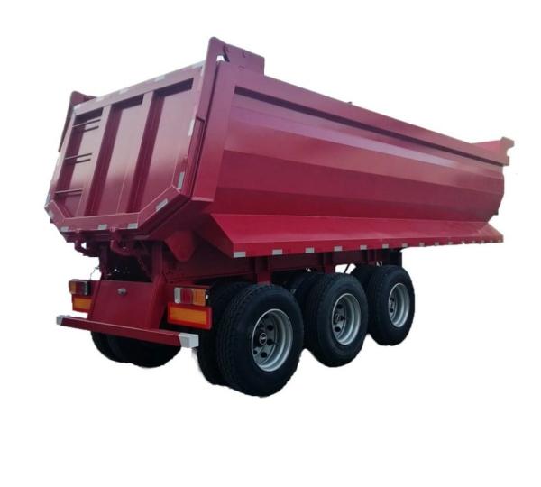 Van Type 3 Axles Farm Tipper 40-80 Ton Hydraulic Cylinder Mini Concrete Dump