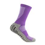 custom made anti slip grip crew football sports socks
