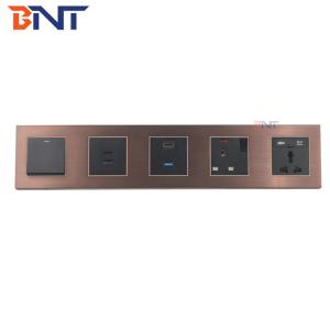 China 2 universal power strip hotel multimedia wall socket usb power socket with internet rj45 cat6 high dmi on sale