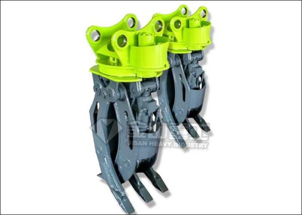 Stone Excavator Rock Grab , Excavator Rotating Grapple Fit Mini Excavator
