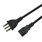 ISO9001 PVC Jacketed Brazil Power Cord Cable High Performance