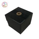 Flip Shape Gold Foiled Craft Paper Gift Box For Jewelry Packaging
