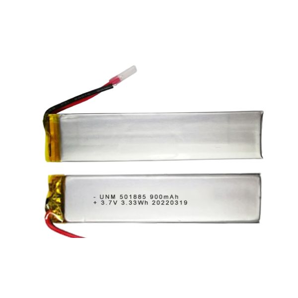 3.7V 900mAh Lipo Battery Rectangular Lithium Polymer Battery 501885 For Miniature Cemera
