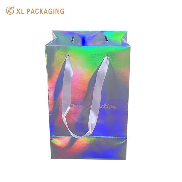 Custom Logo Printing Small Size Holographic Advertising Glitter Hologram Silver