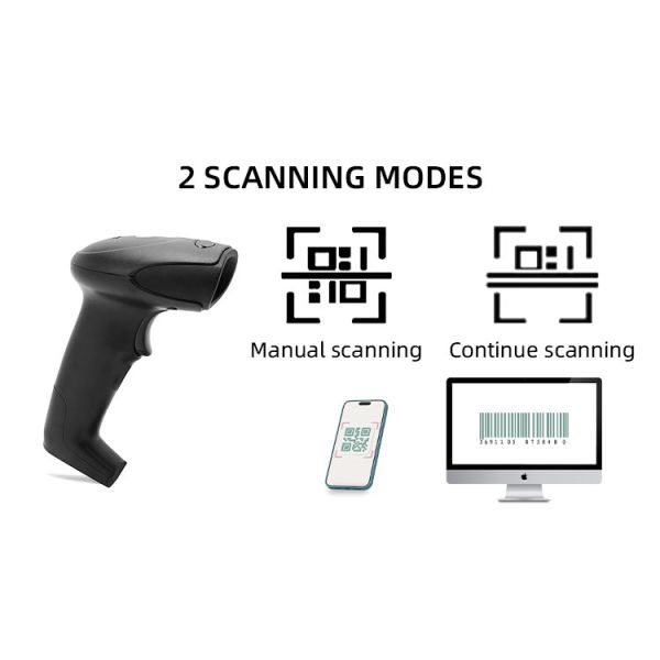 Operating Current 70MA ZP6800 1D Handsfree Barcode Reader Handheld Barcode Scanner