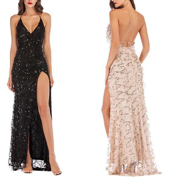 Clothing Manufacturer For Small Business Women'S Sleeveless Fit Slit Party Maxi