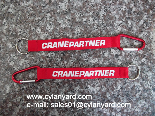 Metal Carabiner wrist strap lanyards