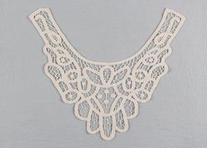 Wholesale Embroidered Guipure Lace Neck Collar Applique Cotton Venice Lace For Fashion Dresses from china suppliers