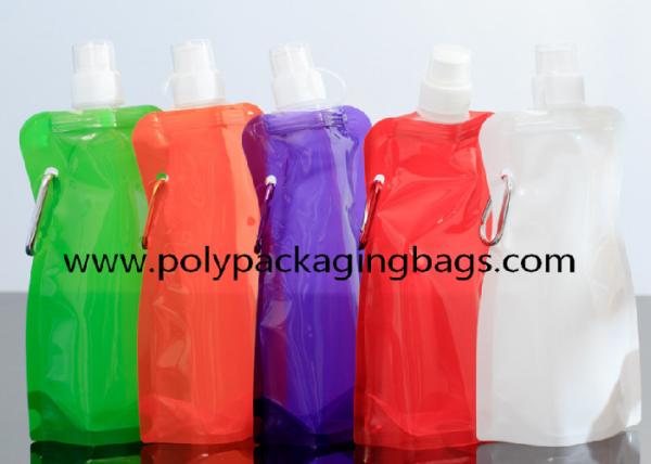 Solid Color 0.18mm Folding Water Bag For Mountaineering Stand Up Camping