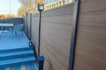 Waterproof Garden PVC Wall WPC Panel For Outdoor Anti Slip Decoration Eco