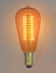 low energy ST64 LED SMD BULB VINTAGE EDISON LAMP FULL GLASS