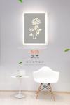 Iron Acrylic Indoor Light 85V-265V Bathroom LED Wall Lamp Aluminum 22W