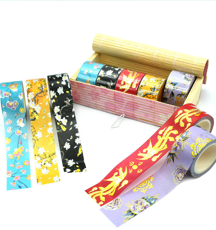 Gold Foil Washi Paper Stickers
