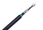 12 Core GYTA steel tape Fiber Optic Cable for Aerial / Duct , black