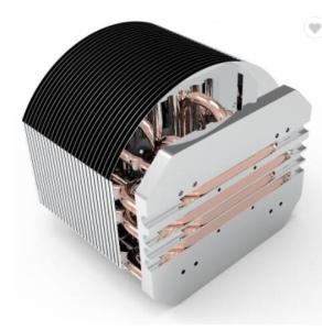 Wholesale Telecom Zipper Fin Brushed Copper Pipe Heat Sink 50g-1000g ROHS Certificated from china suppliers