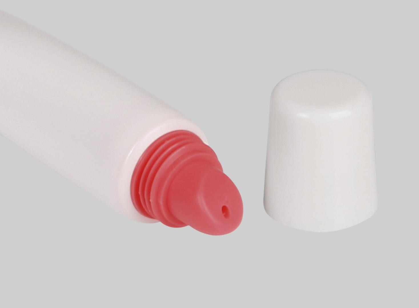 Squeeze Custom Cosmetic Tubes D19mm 10-25ml Plastic Lip Gloss Tube Detachable Head