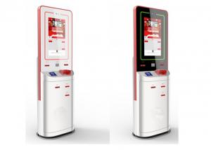 China Custom High Resolution Bill Payment Kiosk With Coin Acceptor / Cash Payment on sale