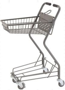Wholesale Personal Shopping Carts Plastic Back Panel Swivel Wheels Shop Basket from china suppliers