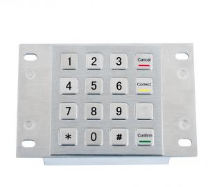 China Customized 3DES metal USB keypad for ATM machines on sale