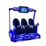 Crazy 9d Virtual Reality Simulator Equipment 3 Person For Entertainment