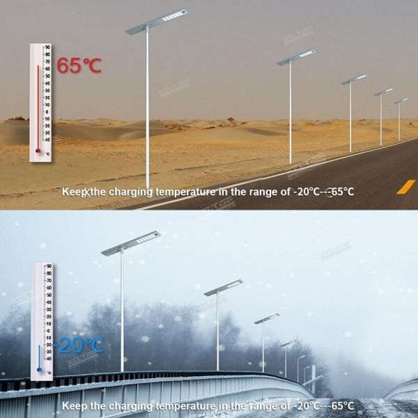 300W High-power Waterproof IP65 Outdoor Integrated LED Solar Street Lamp with Motion Sensor
