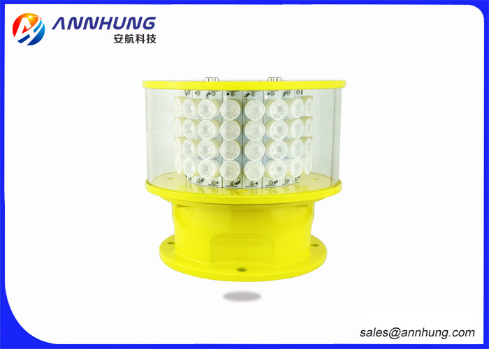 Tower Obstruction Lighting / Aircraft Warning Light With High Borosilicate Glass
